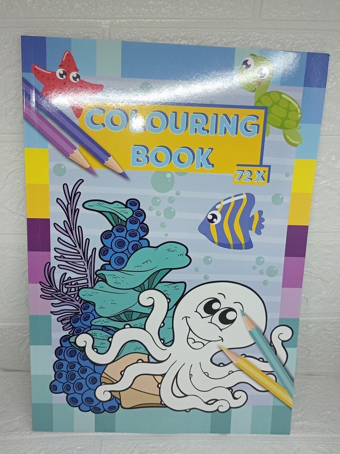 Livre de coloriage thème aquatique poissons 🐟🎏 - photo numéro 2