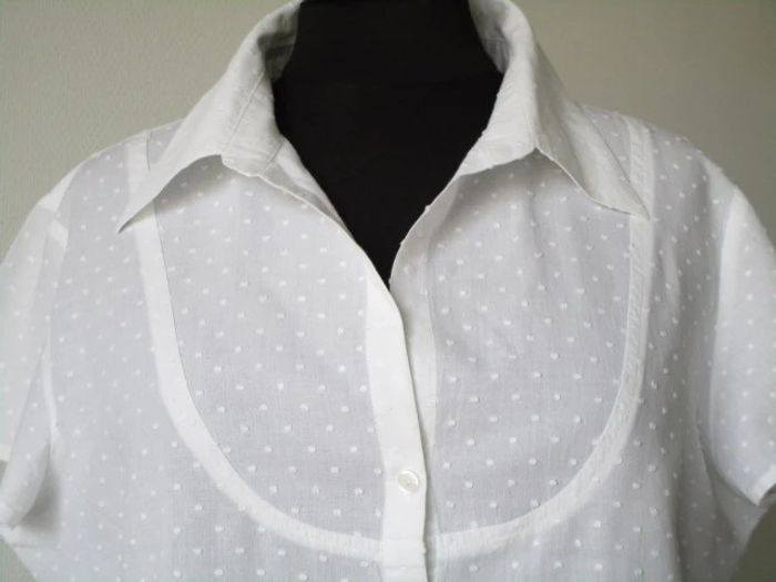 Chemise vintage plumetis 40 TBE - photo numéro 3