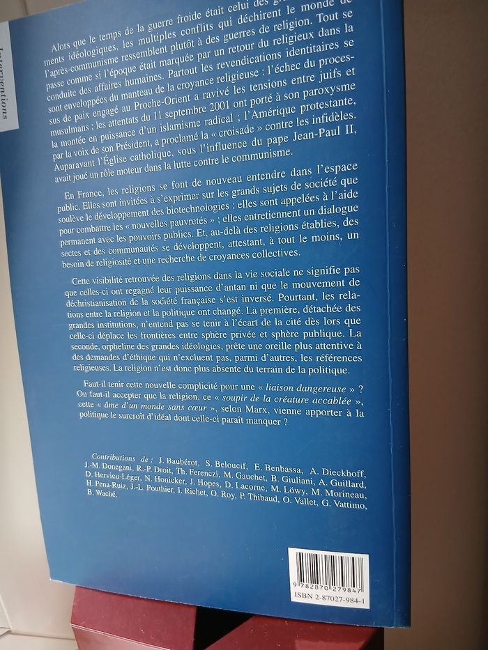 Religion et politique. Une liaison dangereuse - photo numéro 2