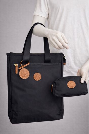 Bric’s Milano X Travel Vorwerk sac cabas + trousse toilette luxe nylon cuir édition limitée voyage