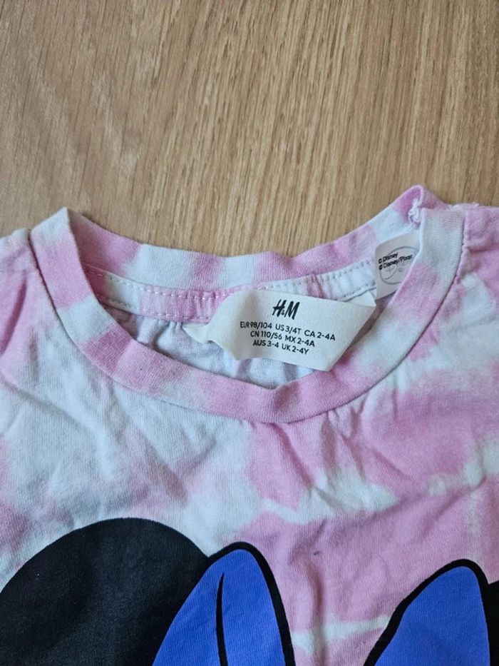 Tee shirt Minnie h&m 3 ans - photo numéro 2