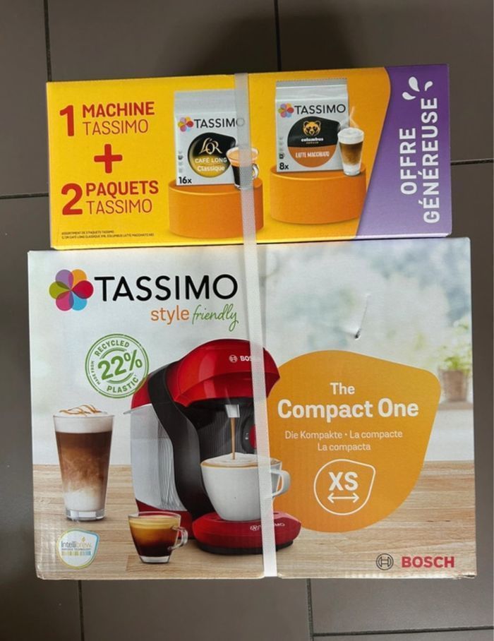 Tassimo tout neuf avec dosettes