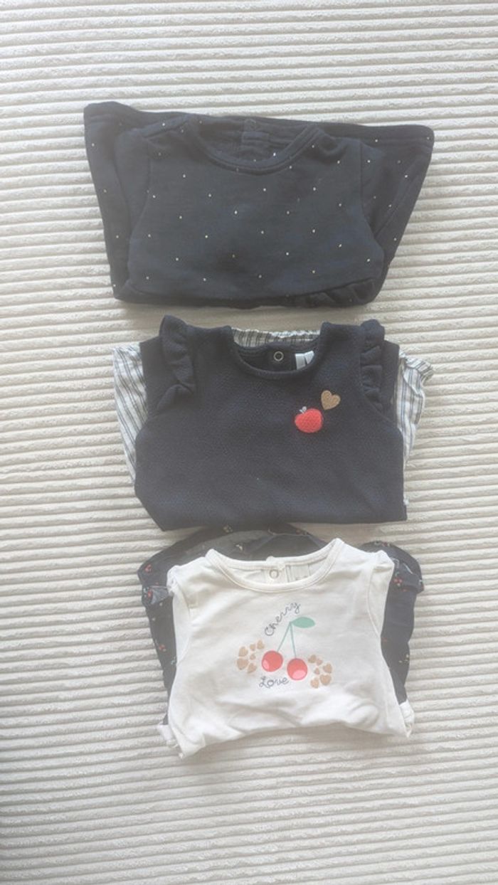 Lot 3 robes 9 mois