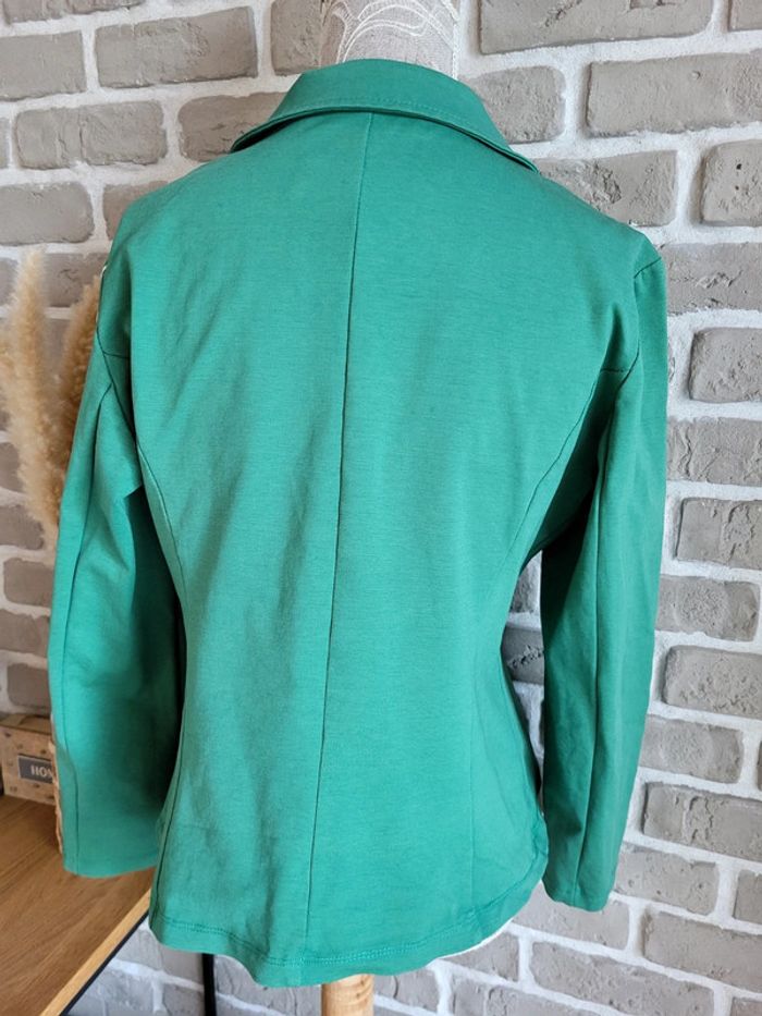 Veste blazer vert G. Ricceri - streetwear chic - photo numéro 11