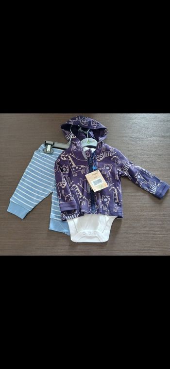 ensemble pantalon bodie sweat garçon 0/3mois