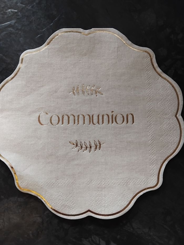 Serviettes en papier pour communion - photo numéro 9