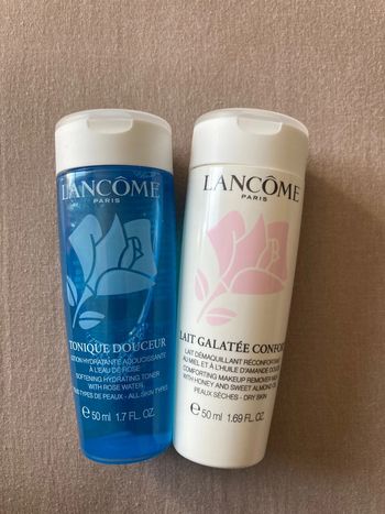 Lancôme tonique douceur lait galatée confort