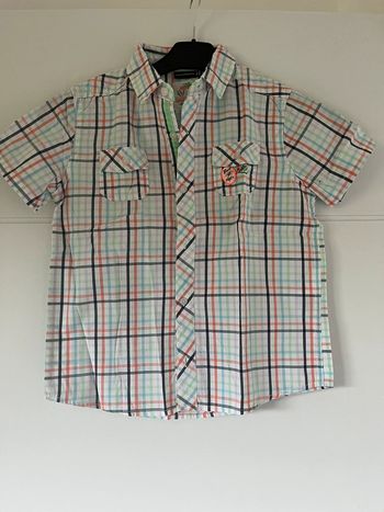 Chemise manches courtes garçon 10 ans