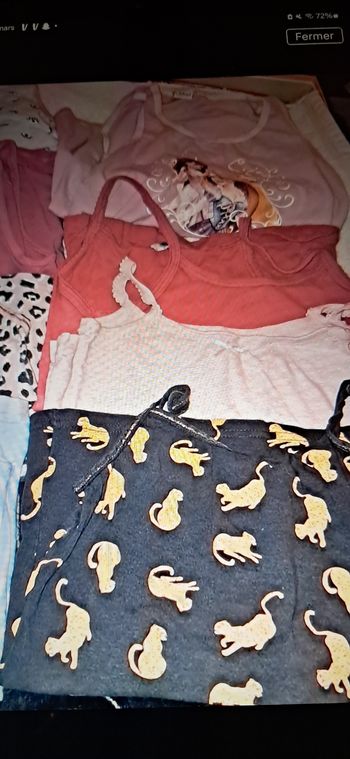 Lot débardeurs fille 