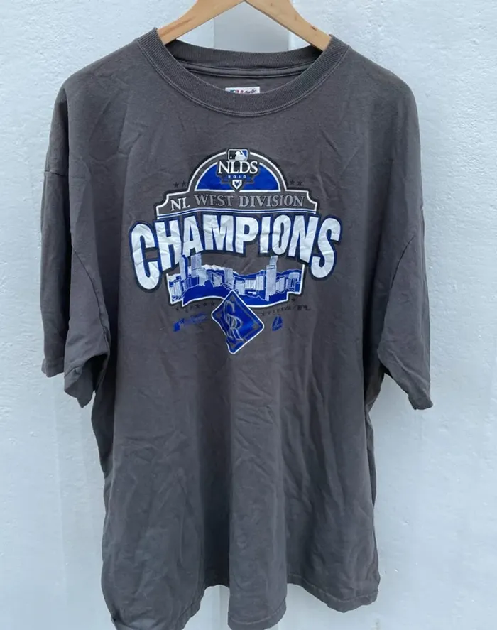 Majestic MLB Colorado Rockies 2010 NL West Division Champions Mens XL