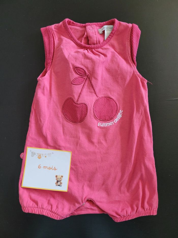 Lot robes & combishorts été fille 6 mois - photo numéro 8