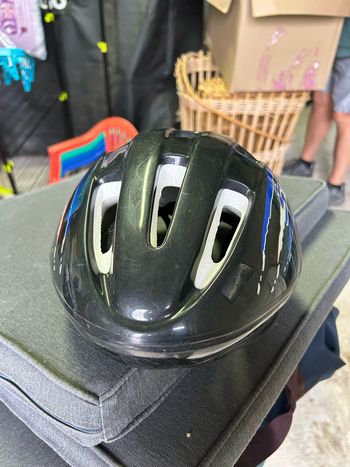Casque de vélo adolescent noir