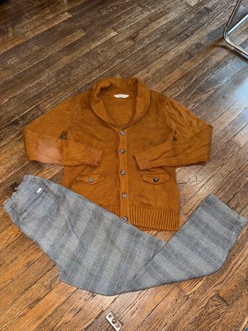 Gilet maille H&M (bon état) et pantalon Zara (très bon état) 14 ans