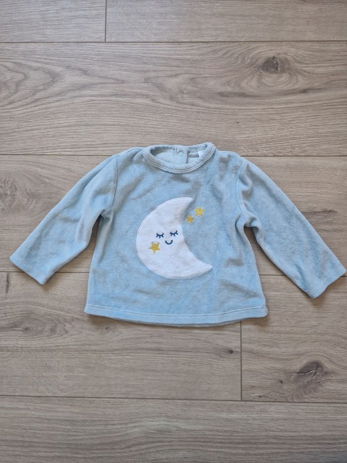 Pyjama bébé 2 pièces Tex 12 mois - photo numéro 2