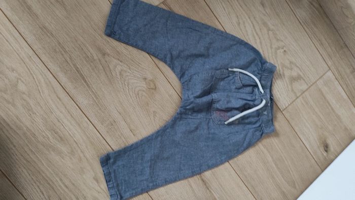 Sarouel toile effet jeans