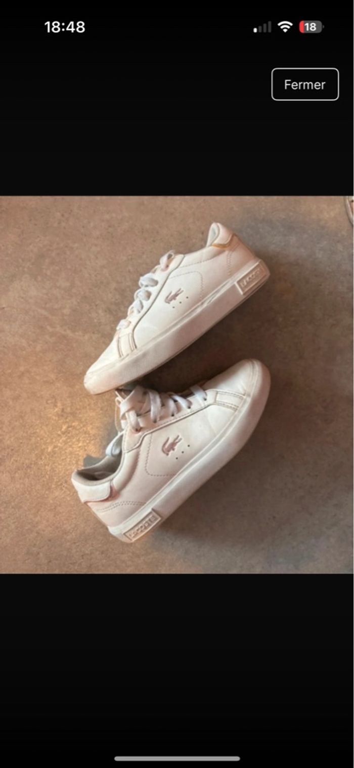 Basket Lacoste fille