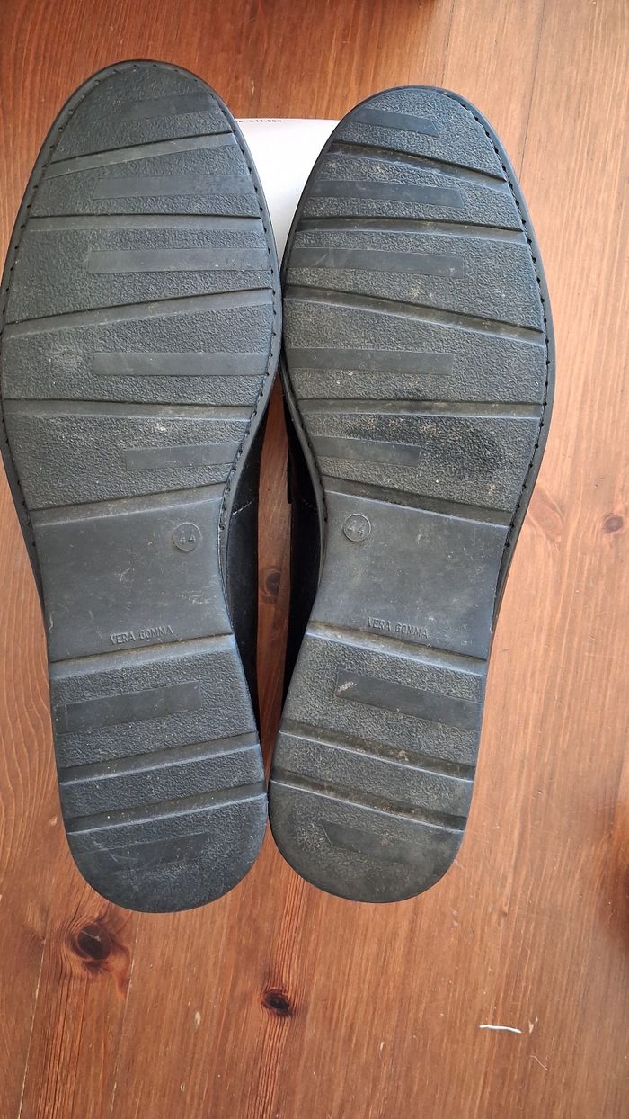 Chaussures cuir mocassin Vintage 44 - photo numéro 5