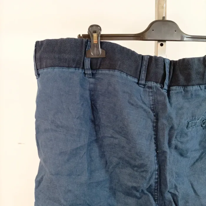 Short bleu Taillissime La Redoute taille 58 coton et élasthanne A851 - photo numéro 10