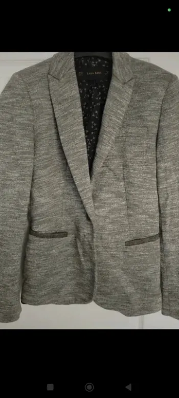 Veste blazer gris chiné Zara XS