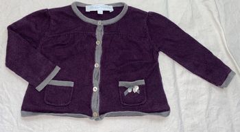 gilet Tartine & Chocolat 6 mois