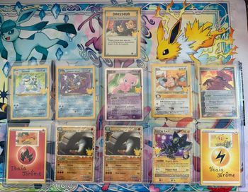 Lot de 9 cartes Pokémon rare de la série célébrations fr