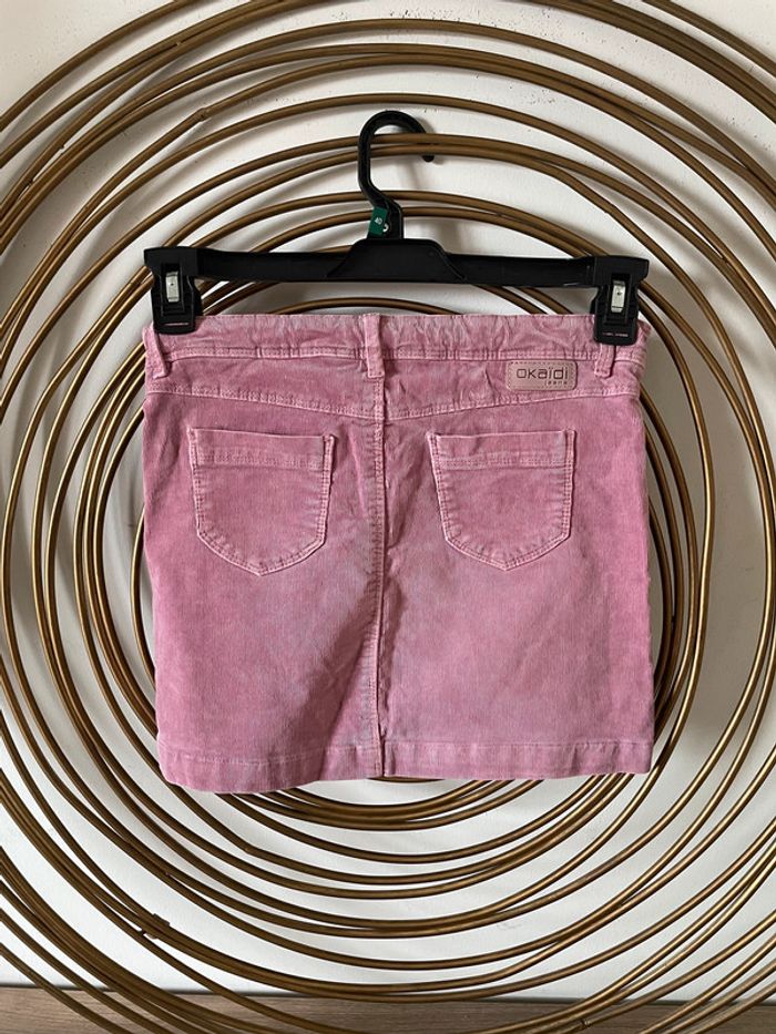 Jupe en velours Okaibi T10 ans - photo numéro 2