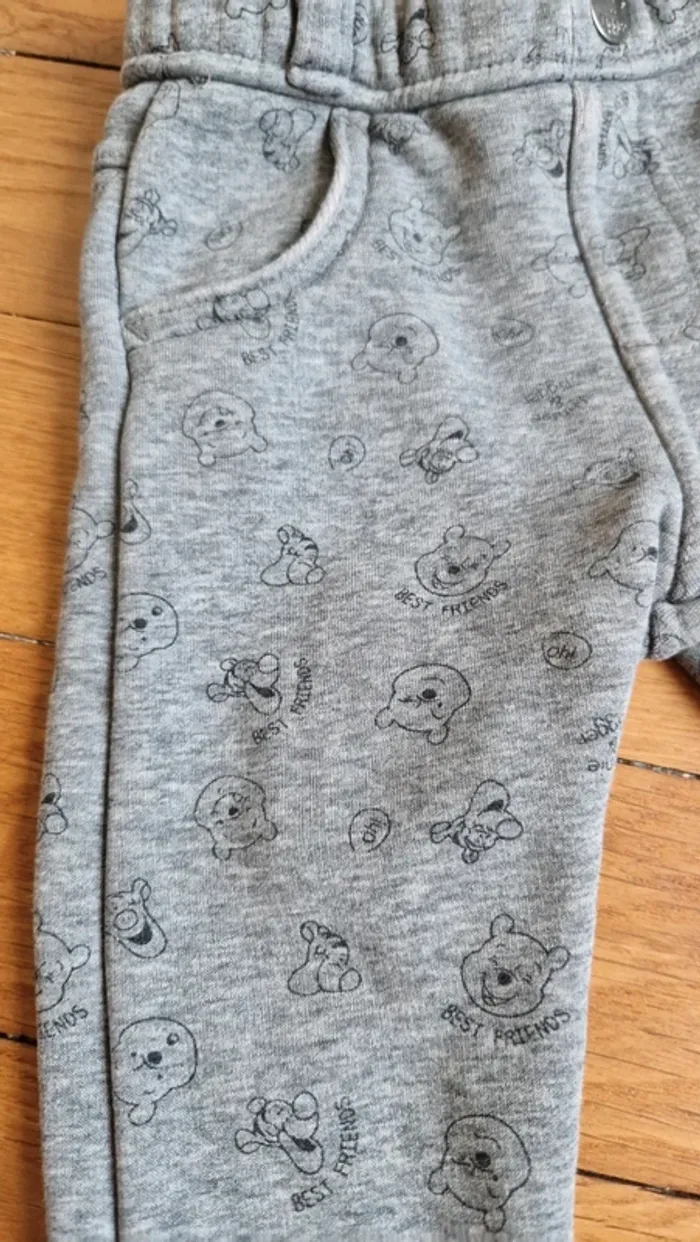 Pantalon bébé - Winnie l'ourson - 12 mois - photo numéro 2