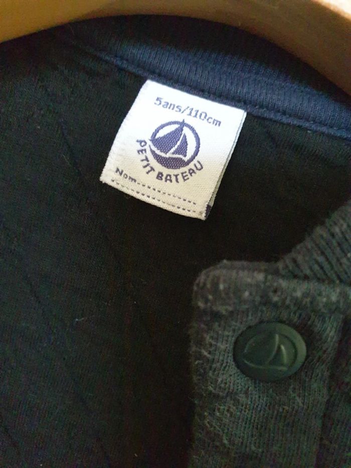 Veste gilet Cardigan petit bateau 5 ans - photo numéro 3