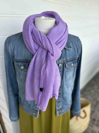 Écharpe Laine - Violet N°82