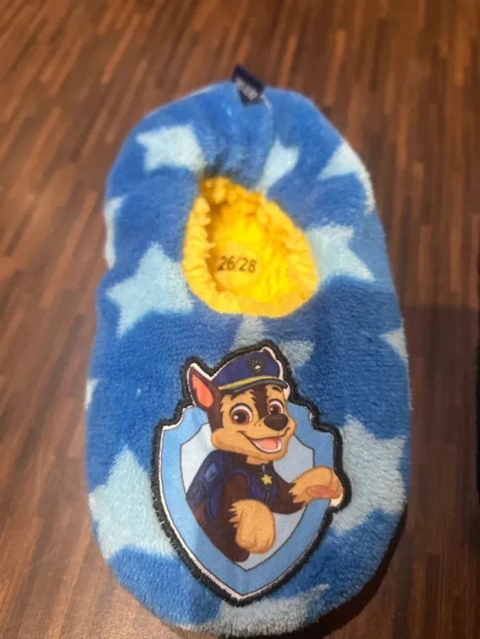 Chaussons antidérapants à enfiler enfant garcon pat patrouille chase taille 26/28 - photo numéro 12