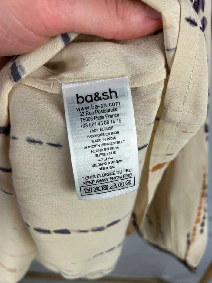 Blouse Ba&sh Crème T0 / XS neuve - photo numéro 5