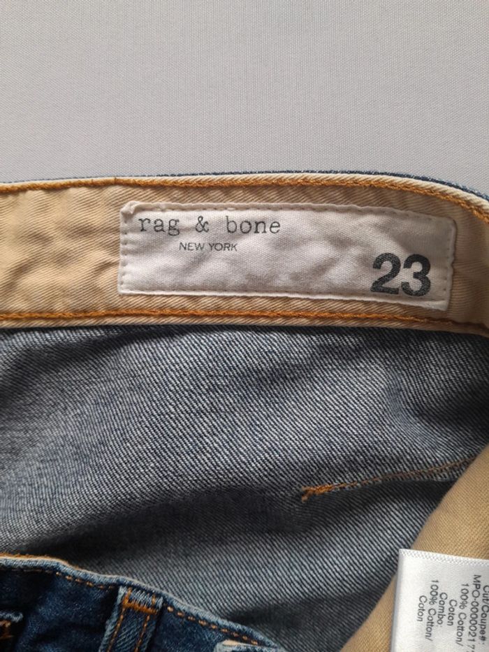Jean Rag. & Bone new york taille haute boyfriend - photo numéro 3