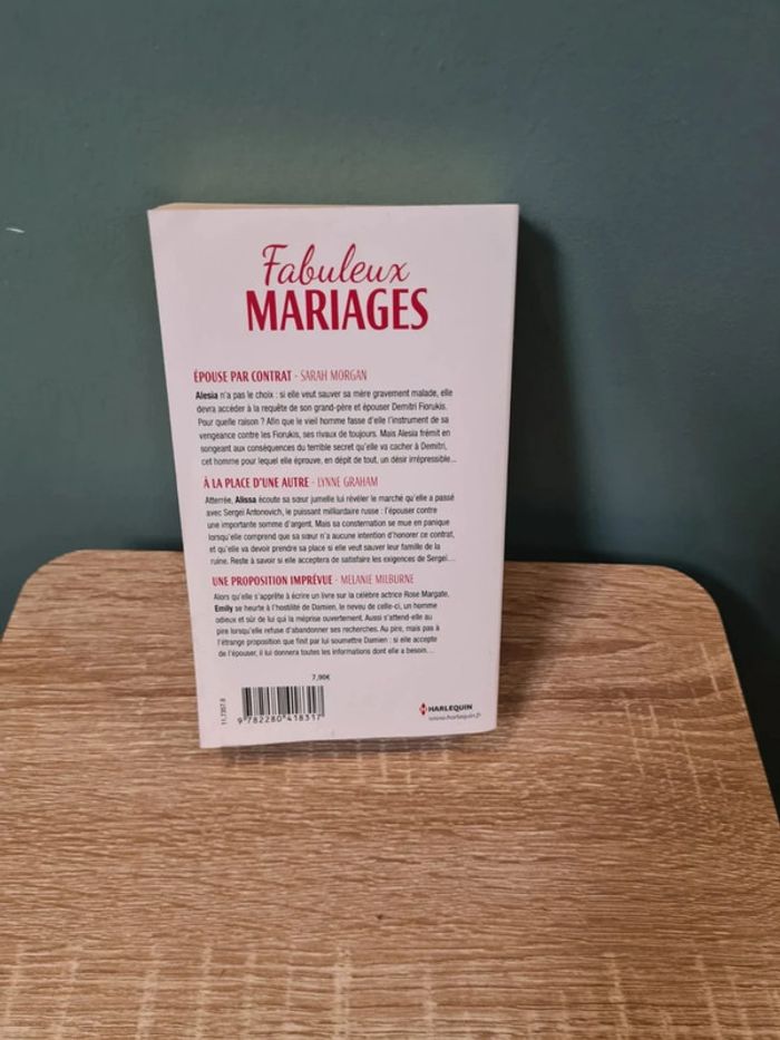 Livre Fabuleux mariages (poche) - photo numéro 2