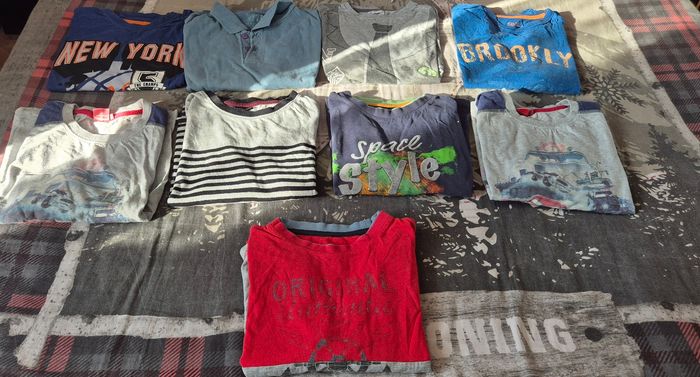 Lot t-shirts ml garçon