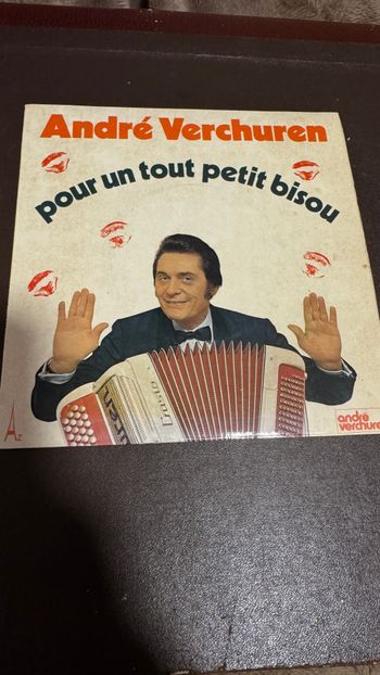 Vinyle 45 Tours,  André Verchuren – Pour Un Tout Petit Bisou