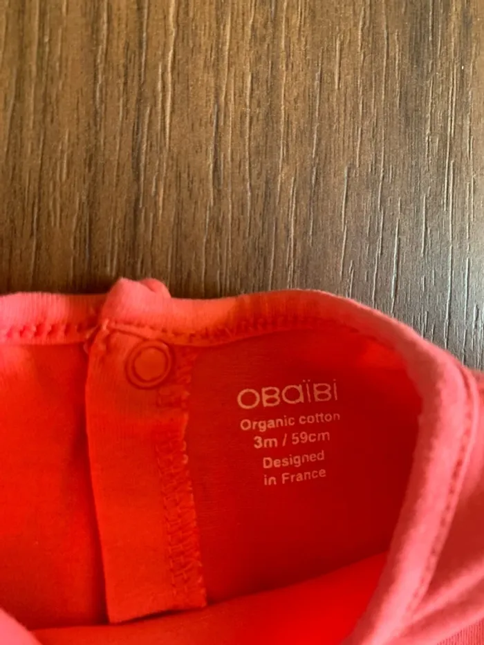Ensemble Obaibi 3 mois fille - photo numéro 3