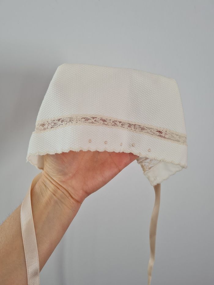 Superbe tenue de baptême crême - photo numéro 4