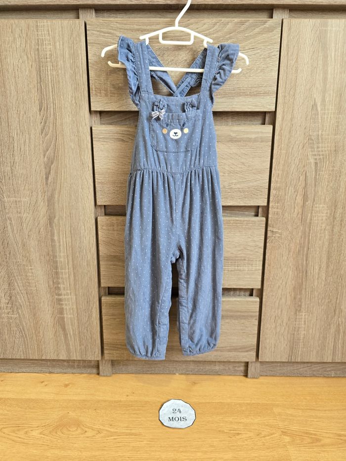 Vêtement Bébé Fille - Ensemble Salopette + Body - Sergent Major - 24 mois 86 cm - photo numéro 3