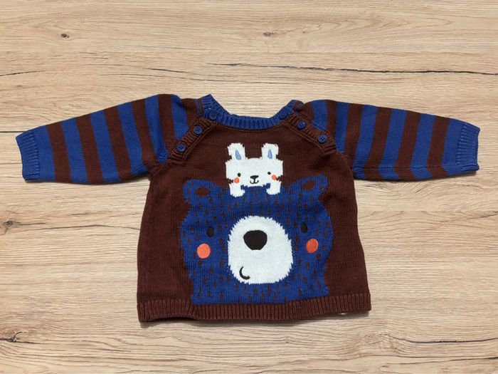 Ensemble T-shirt manches longues, pantalon et pull 3 mois - photo numéro 2