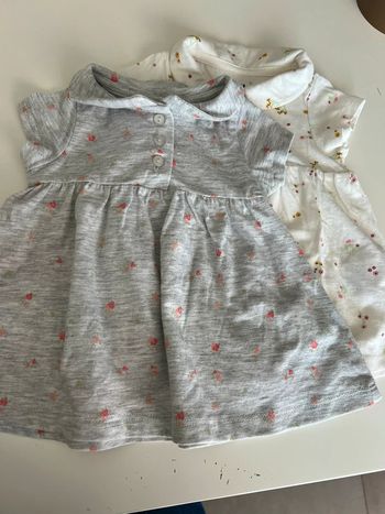 Lots de 2 robe 1 mois