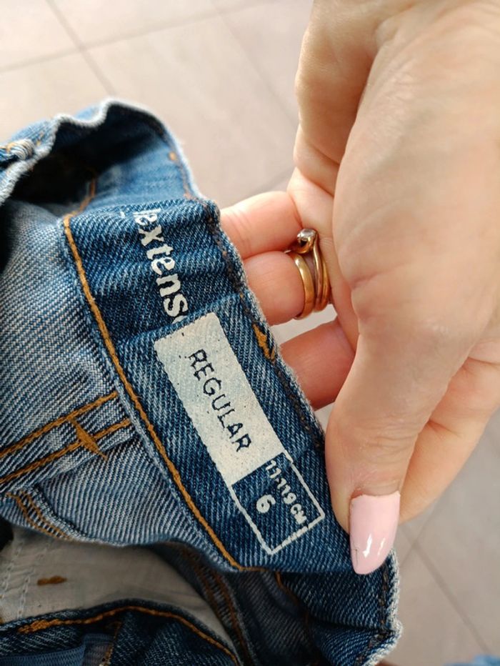 Bermuda short jean garçon 6 ans - photo numéro 3