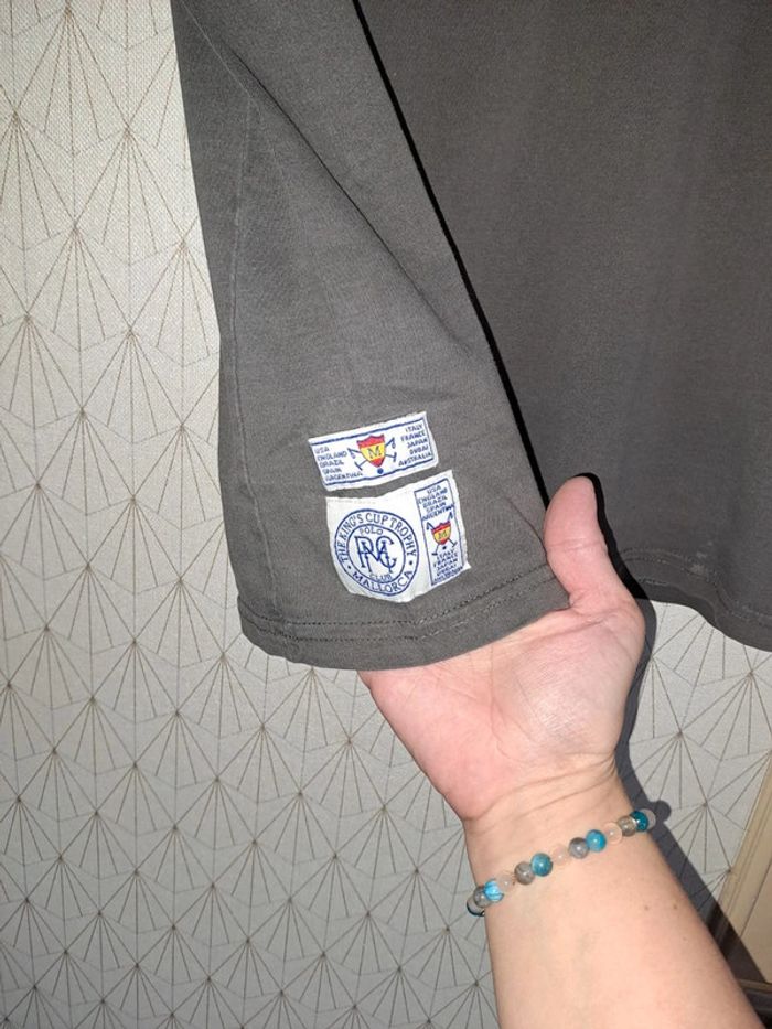 Lot de 3 T-shirts homme L avec petits défauts voir photos légère et décoloration de pliage - photo numéro 8