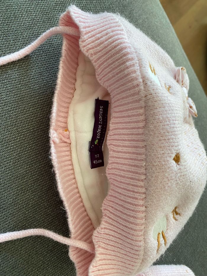 Ensemble fille bonnet écharpe gants - photo numéro 3