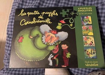 Les 4 puzzles de cornebidouille l école des loisirs récréative