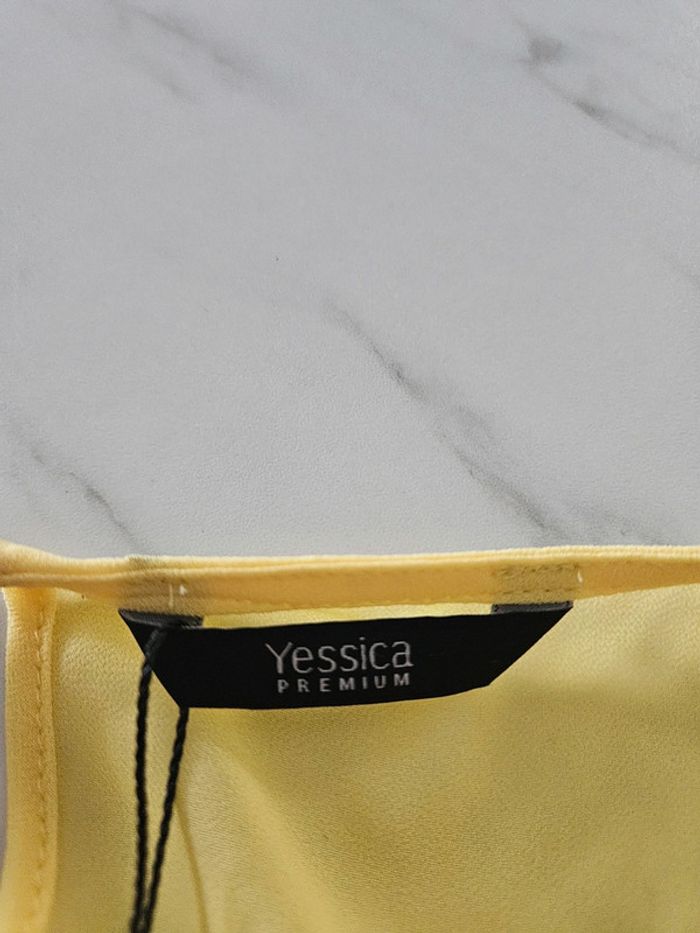 Yessica blouse jaune en voile taille 38 - photo numéro 9