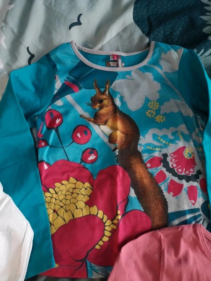 3 t shirts manches longues 8 ans - photo numéro 3