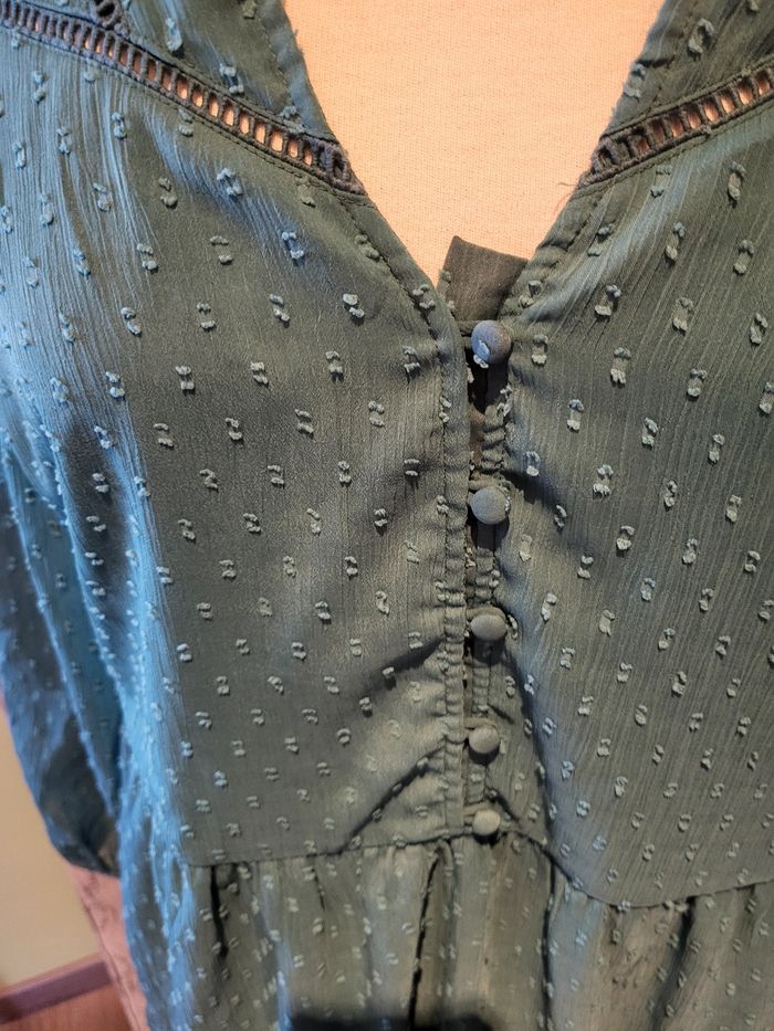 Robe kiabi verte taille S - photo numéro 6