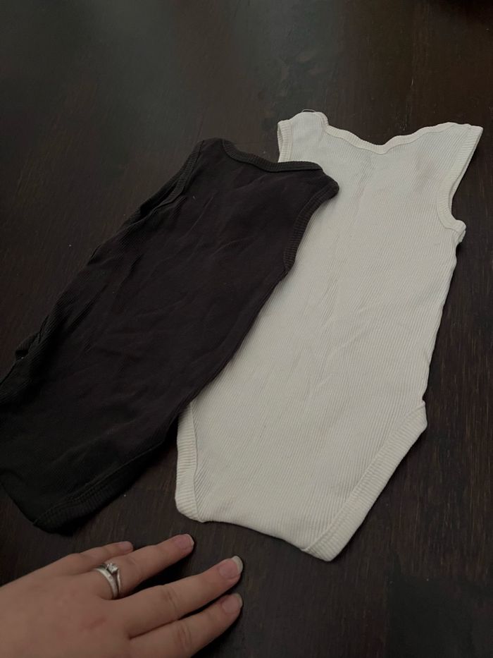 Lot 4 Bodys Bébé Garçon 6 Mois (Kiabi & Hema) - Coton - photo numéro 4