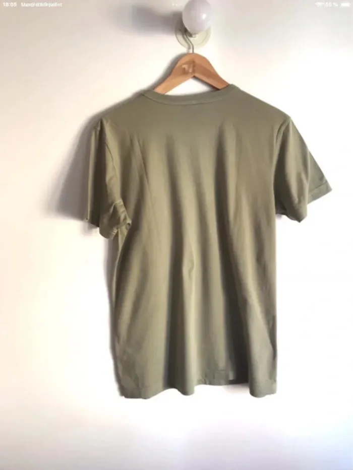 T-shirt homme Diesel kaki manches courtes taille M - photo numéro 8