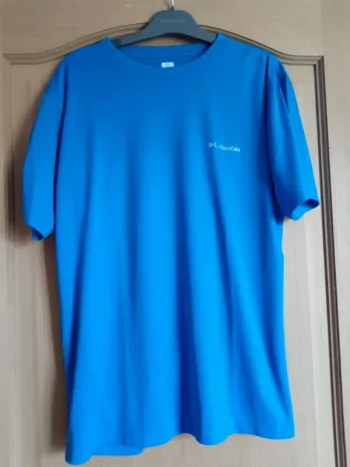 Tee-shirt bleu Columbia